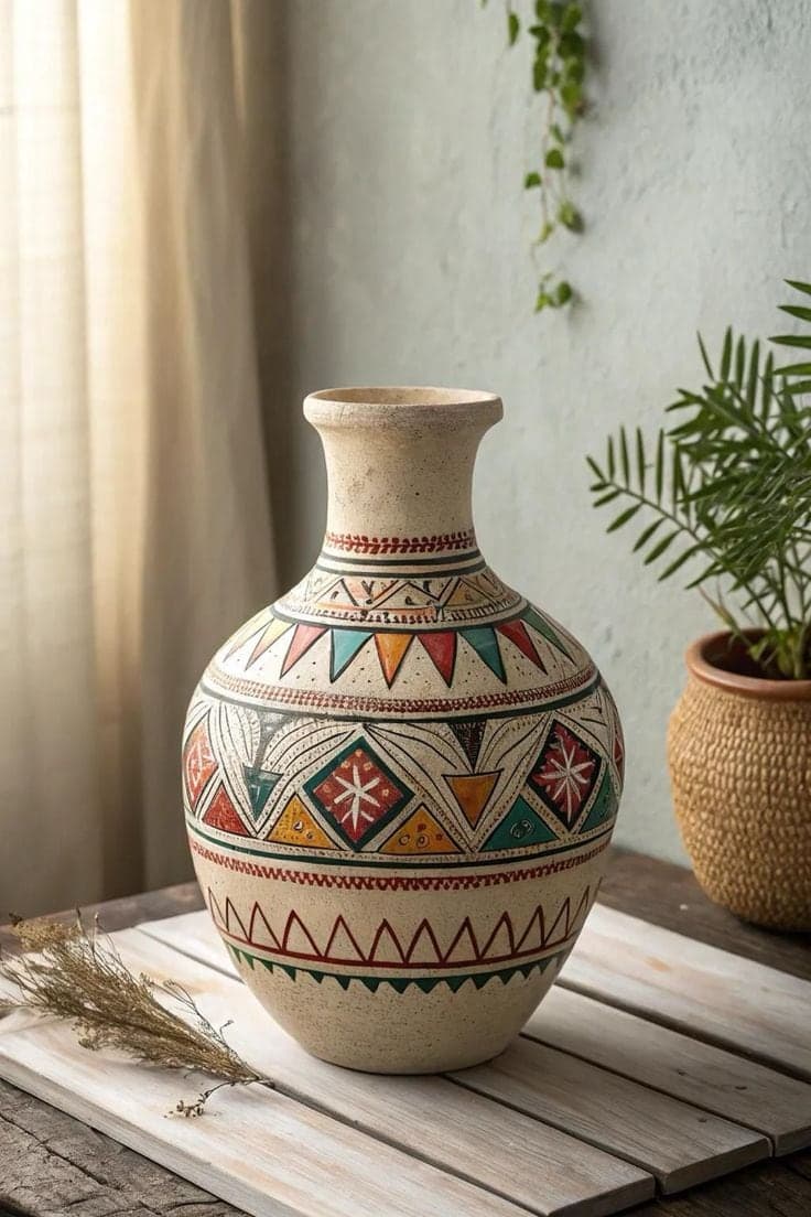 Berber Painted Vase